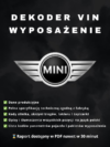 MINI wyposażenie po VIN