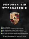 Porsche wyposażenie po VIN