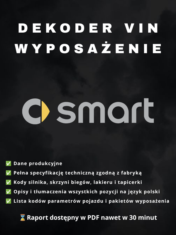 SMART – DEKODER WYPOSAŻENIA Smart wyposażenie po VIN